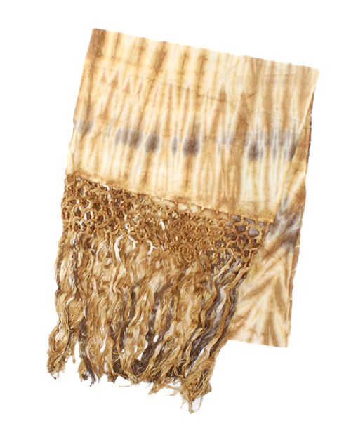 goa（ゴア）の「サイドサークルフリンジ付ストール（ストール/ショール・レディース・ブルー/イエロー/グリーン・FREE）」の3枚目の写真