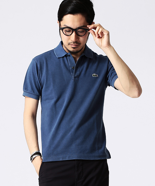 LACOSTE（ラコステ）の「LACOSTE×BEAMS / 別注 10Year Wash 半袖ポロシャツ（ポロシャツ・メンズ・レッド/グリーン/ネイビー/イエロー系その他・4/3/1/2）」の2枚目の写真