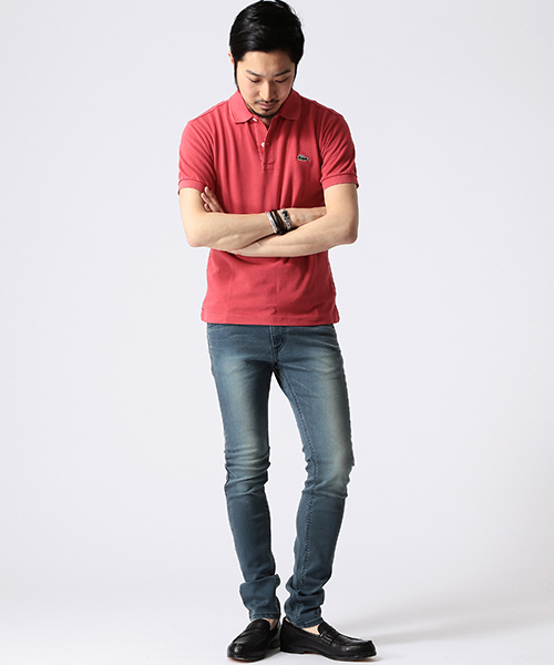 LACOSTE（ラコステ）の「LACOSTE×BEAMS / 別注 10Year Wash 半袖ポロシャツ（ポロシャツ・メンズ・レッド/グリーン/ネイビー/イエロー系その他・4/3/1/2）」の19枚目の写真