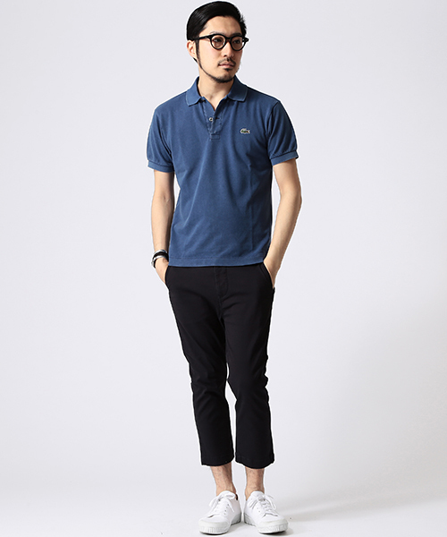 LACOSTE（ラコステ）の「LACOSTE×BEAMS / 別注 10Year Wash 半袖ポロシャツ（ポロシャツ・メンズ・レッド/グリーン/ネイビー/イエロー系その他・4/3/1/2）」の13枚目の写真