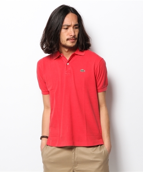 LACOSTE（ラコステ）の「LACOSTE×BEAMS / 別注 10Year Wash 半袖ポロシャツ（ポロシャツ・メンズ・レッド/グリーン/ネイビー/イエロー系その他・4/3/1/2）」の17枚目の写真