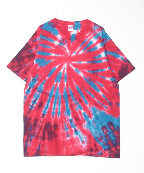 MUSIC TEE(ミュージックティー)の「S/S TIE DYE TEE(Tシャツ/カットソー・メンズ・レインボー/レッド系その他/その他3/その他1/その他2/その他4/ブラック系その他5/その他5・LARGE/X-LARGE/MEDIUM/SMALL)」の3枚目の写真