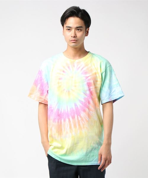 MUSIC TEE(ミュージックティー)の「S/S TIE DYE TEE(Tシャツ/カットソー・メンズ・レインボー/レッド系その他/その他3/その他1/その他2/その他4/ブラック系その他5/その他5・LARGE/X-LARGE/MEDIUM/SMALL)」の11枚目の写真