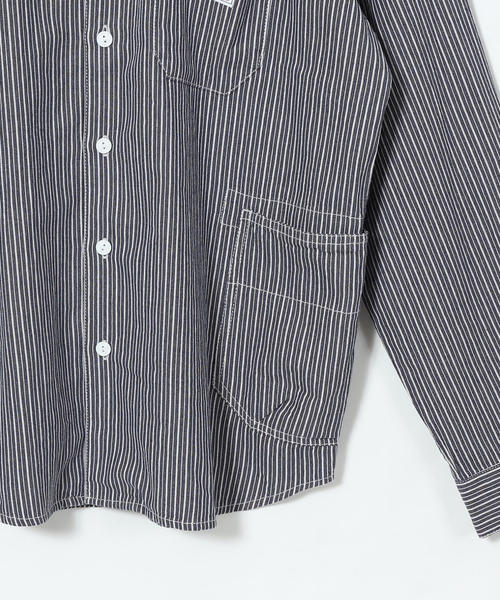 SMITH'S（スミス）の「SMITH別注ガーデニングシャツ（シャツ/ブラウス・メンズ・ネイビー/ブラウン・X-LARGE/LARGE/MEDIUM/SMALL）」の18枚目の写真