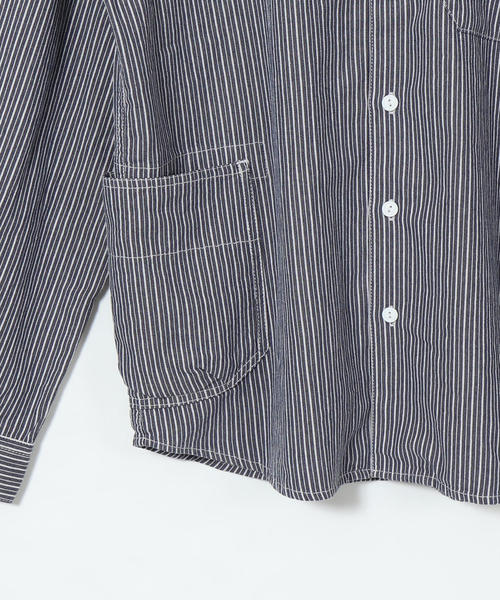 SMITH'S（スミス）の「SMITH別注ガーデニングシャツ（シャツ/ブラウス・メンズ・ネイビー/ブラウン・X-LARGE/LARGE/MEDIUM/SMALL）」の17枚目の写真