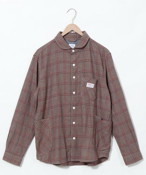 SMITH'S（スミス）の「SMITH別注ガーデニングシャツ（シャツ/ブラウス・メンズ・ネイビー/ブラウン・X-LARGE/LARGE/MEDIUM/SMALL）」の8枚目の写真