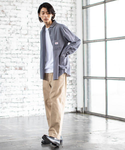 SMITH'S（スミス）の「SMITH別注ガーデニングシャツ（シャツ/ブラウス・メンズ・ネイビー/ブラウン・X-LARGE/LARGE/MEDIUM/SMALL）」の12枚目の写真