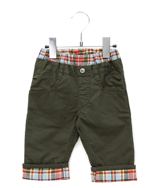 SHIPS（シップス）の「SHIPS KIDS:ダブルウエスト ロールアップ ショーツ(kids)（その他パンツ・キッズ・ベージュ/ダークグレー・130/110/100/120）」の10枚目の写真