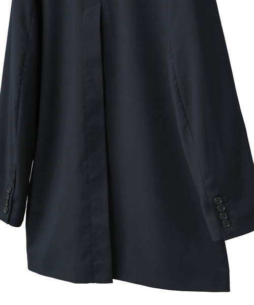 CLANE(クラネ)の「BOX JACKET TOPS(シャツ/ブラウス・レディース・ネイビー/ブラウン・1/2)」の15枚目の写真