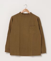 【MADE IN USA】L/S MOCK NECK POCKET T/ロングスリーブモックネックポケットＴ SALE