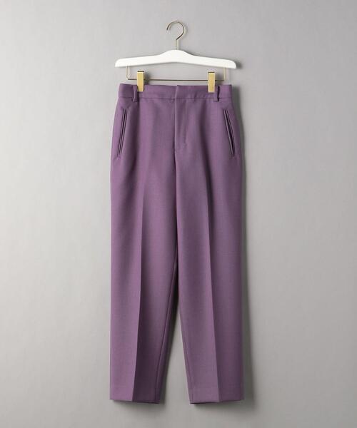 BEAUTY&YOUTH UNITED ARROWS（ビューティーアンドユースユナイテッドアローズ）の「BY∴ ダブルクロススリムパンツо（その他パンツ・レディース・ネイビー/ベージュ/パープル・LARGE/SMALL/MEDIUM）」の10枚目の写真