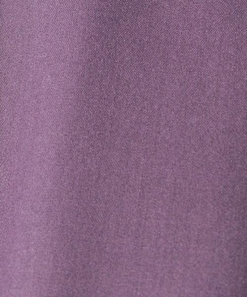 BEAUTY&YOUTH UNITED ARROWS（ビューティーアンドユースユナイテッドアローズ）の「BY∴ ダブルクロススリムパンツо（その他パンツ・レディース・ネイビー/ベージュ/パープル・LARGE/SMALL/MEDIUM）」の4枚目の写真