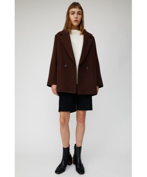 MOUSSY（マウジー）の「MIDDLE LENGTH CHECK コート（テーラード 