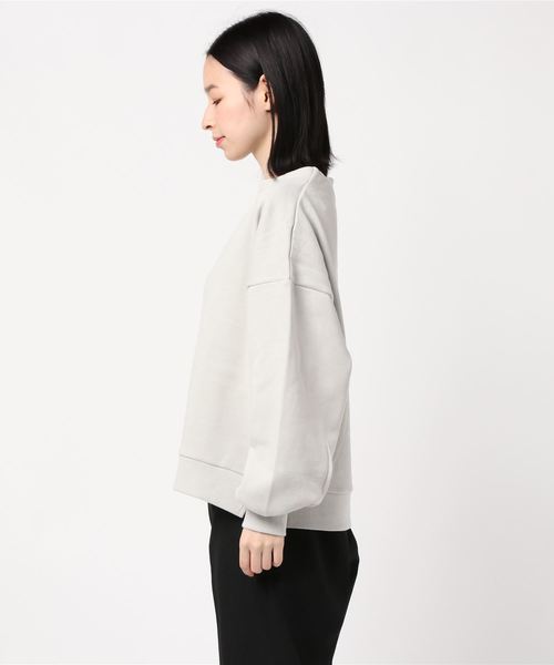 AMERICAN HOLIC（アメリカンホリック）の「ボトルネック裏毛裏起毛プルオーバー　＊（スウェット・レディース・チャコールグレー/ライトグレー/パープル/その他7・M/L）」の5枚目の写真