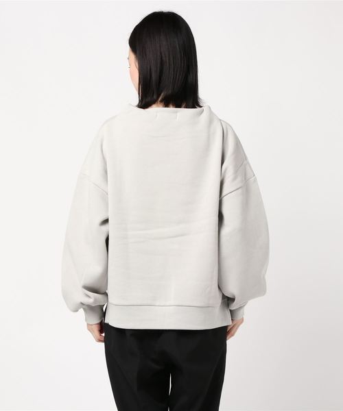 AMERICAN HOLIC（アメリカンホリック）の「ボトルネック裏毛裏起毛プルオーバー　＊（スウェット・レディース・チャコールグレー/ライトグレー/パープル/その他7・M/L）」の6枚目の写真