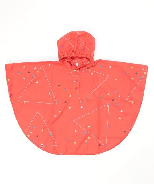 392 plusm（サンキューニプリュスエム）の「rain poncho kids S（レインコート/ポンチョ・キッズ・ネイビー/レッド/ブラック/グレー/ブルー/オフホワイト/グリーン/イエロー・S）」の14枚目の写真