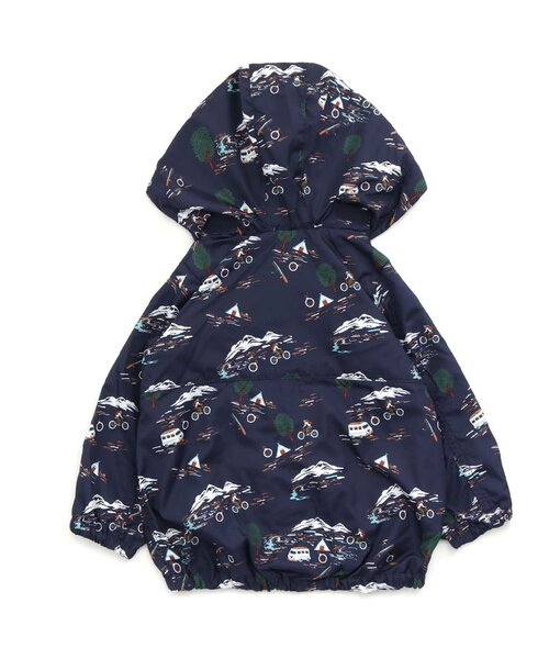 BREEZE（ブリーズ）の「/Boy's総柄ウィンドブレーカー（ナイロンジャケット・キッズ・キャメル/カーキ/ネイビー・90/100/110/120/130/140/150）」の10枚目の写真