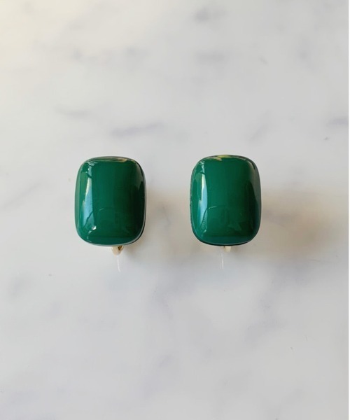 dictionary（ディクショナリー）の「【 DICTIONARY / ディクショナリー 】 スクエア カラフル シンプル イヤリング（イヤリング・レディース・ブラック/レッド/イエロー/ブルー/グリーン・FREE）」の15枚目の写真