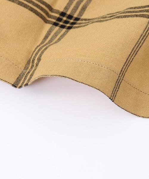 coen（コーエン）の「コットンレーヨンチェックオープンカラーシャツ（シャツ/ブラウス・メンズ・マスタード/ブラック・X-LARGE/LARGE/SMALL/MEDIUM）」の18枚目の写真