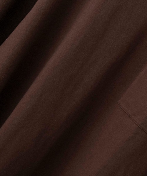 anown（アノン）の「ラベルスリーブ ポケットクルーネック半袖カットソー【ファッションインフルエンサー JUN×anown 限定コラボ】（Tシャツ/カットソー・メンズ・ホワイト/ダークブラウン/ベージュ・M/L）」の20枚目の写真