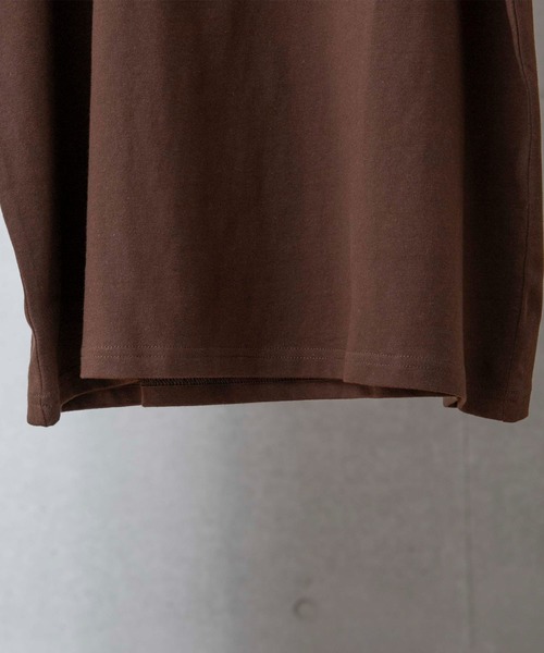 anown（アノン）の「ラベルスリーブ ポケットクルーネック半袖カットソー【ファッションインフルエンサー JUN×anown 限定コラボ】（Tシャツ/カットソー・メンズ・ホワイト/ダークブラウン/ベージュ・M/L）」の21枚目の写真
