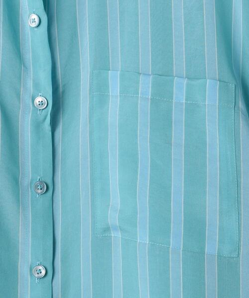 AEWEN MATOPH（イウエン マトフ）の「＜AEWEN MATOPH（イウエン マトフ）＞ストライプ ショートスリーブシャツ（シャツ/ブラウス・レディース・ベージュ/ライトブルー・36/38）」の3枚目の写真