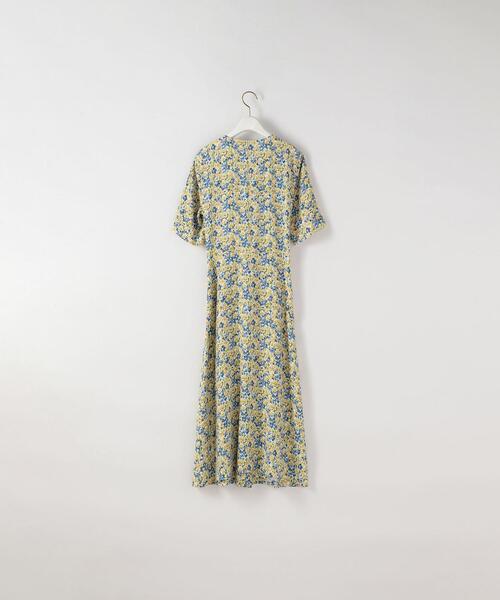 A.P.C 花柄ワンピース A.P.C. 花柄 ワンピース ピンク 青系 - メルカリ