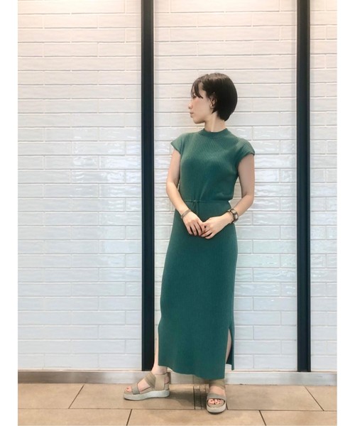 Aquagirl アクアガール の クールリブロングワンピース ワンピース Wear