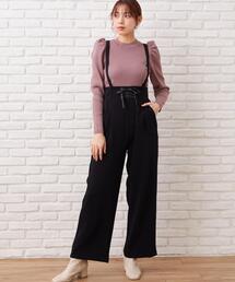 INGNI | レースUPサス付ワイドパンツ(その他パンツ)