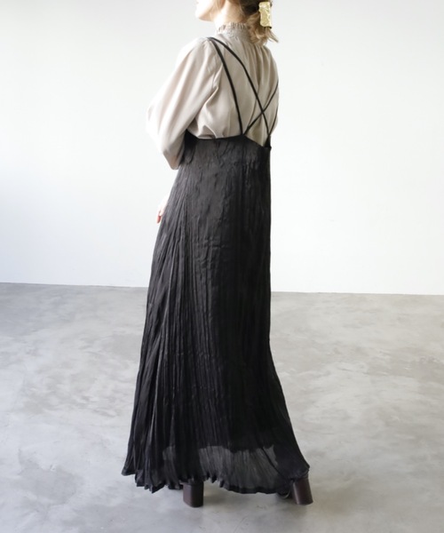 Unfield グロッシーワッシャーキャミワンピース ワンピース Unfield アンフィールド のファッション通販 Zozotown