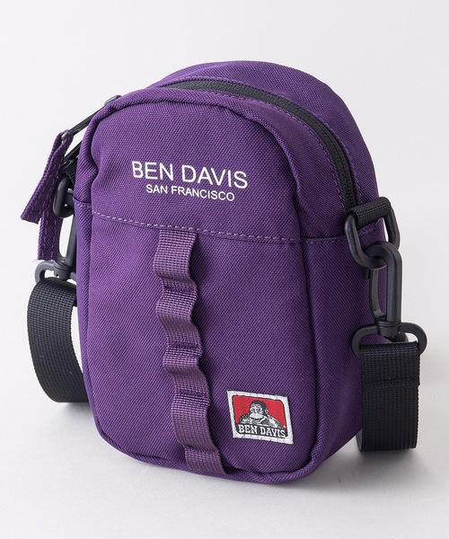 BEN DAVIS(ベンデイビス)の「【BEN DAVIS/ベンデイビス】テープショルダーバッグ BDW-8082(ショルダーバッグ・メンズ・ブラック/パープル/オリーブ・FREE)」の1枚目の写真