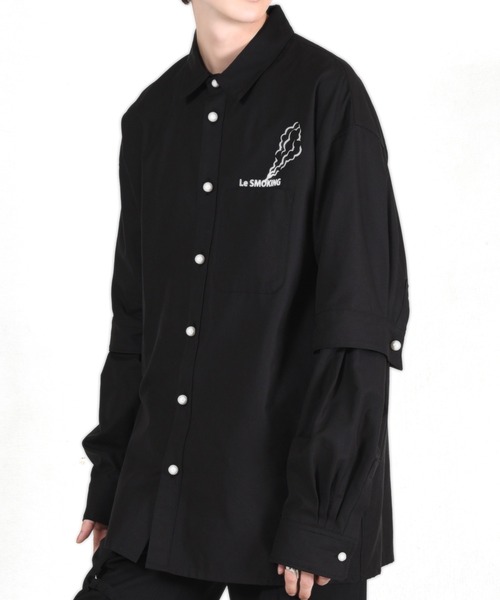 MILKBOY(ミルクボーイ)の「ダブルスリーブ SMOKING シャツ(シャツ/ブラウス・レディース・A/B・FREE)」の6枚目の写真