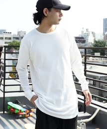 ８(eight) | ワッフルロング丈Ｔシャツ(Tシャツ/カットソー)