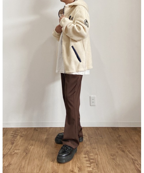 THE NORTH FACE(ザノースフェイス)の「THE NORTH FACE(ザ・ノース・フェイス) RIMO HOOD FLEECE JACKET フード ボア ジャケット(その他アウター・メンズ・オートミール・M/L/XL/XXL)」の6枚目の写真