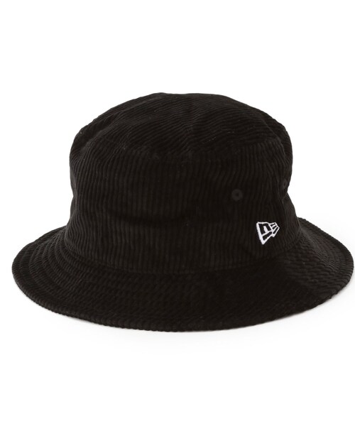tk.TAKEO KIKUCHI(ティーケータケオキクチ)の「NEWERA BUCKET-01 Corduroy バケットハット(ハット・メンズ・ブラック/ベージュ・00)」の3枚目の写真