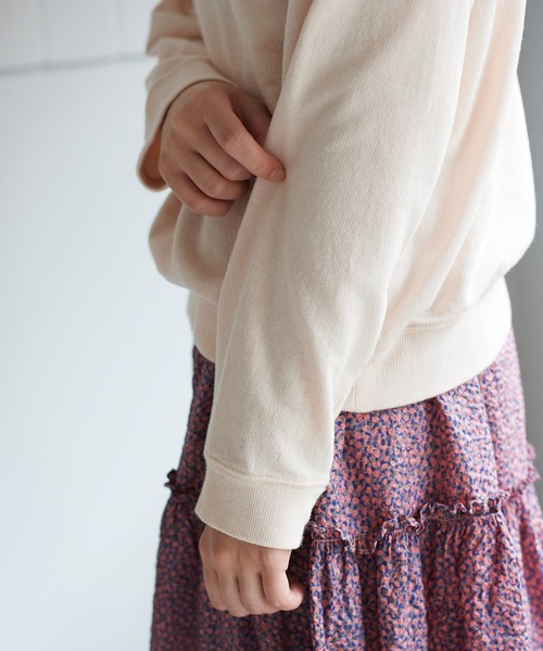 bulle de savon（ビュルデサボン）の「△ロゴ トレーナー