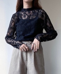 UNRELISH（アンレリッシュ）の「メロー切り替えレーストップス（シャツ/ブラウス）」