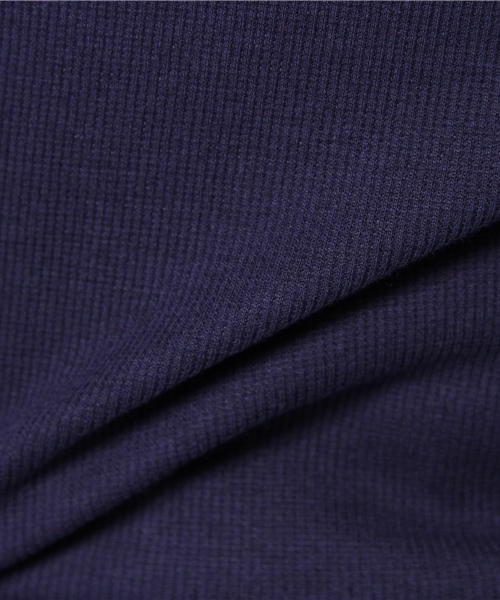 Josie（ジョジー）の「Josie loungewear リブTシャツ（Tシャツ/カットソー・レディース・ピンク/ブルー系その他/ブラック・X-SMALL）」の10枚目の写真