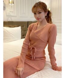 RESEXXY | レイヤードリブニットワンピース(ワンピース)