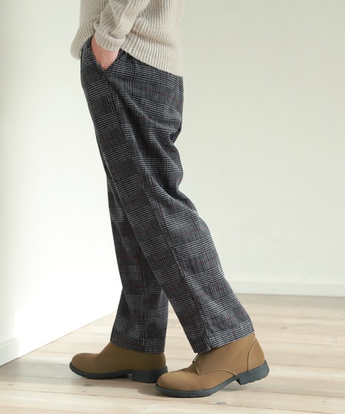 LAKOLE（ラコレ）の「プリントコールワイドパンツ / LAKOLE（その他パンツ・メンズ・ベージュ/グレー・SMALL/MEDIUM/LARGE）」の2枚目の写真