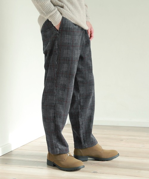 LAKOLE（ラコレ）の「プリントコールワイドパンツ / LAKOLE（その他パンツ・メンズ・ベージュ/グレー・SMALL/MEDIUM/LARGE）」の4枚目の写真