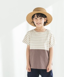 pairmanon（ペアマノン）の「選べる切替デザイン ユニセックスドルマンスリーブ半袖Tシャツ（Tシャツ/カットソー・キッズ）」