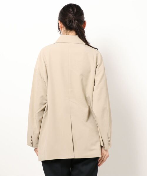 RAG MACHINE（ラグマシーン）の「【RAG MACHINE】セットアップジャケット（テーラードジャケット・レディース・ベージュ/ブラウン・L）」の4枚目の写真