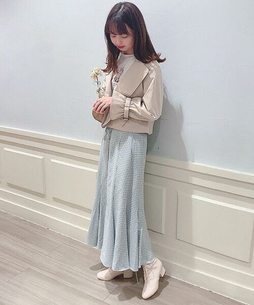 MAJESTIC LEGON（マジェスティックレゴン）の「ギンガムマーメイドスカート（スカート・レディース・グレー系その他/グリーン系その他/ブルー系その他2・SMALL/MEDIUM）」の12枚目の写真