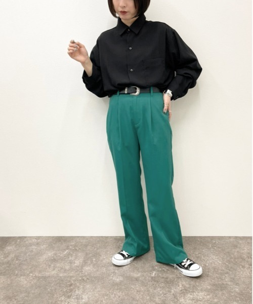 apres jour mignon（アプレジュールミニョン）の「ベーシックシャツ【ZOZOTOWN限定アイテム】（シャツ/ブラウス・レディース・アイボリー/ブラック/オフホワイト・X-LARGE/フリー）」の10枚目の写真