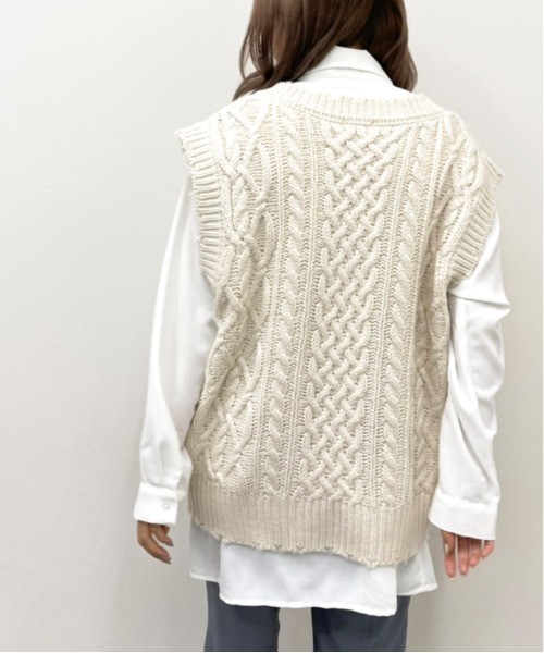 apres jour mignon（アプレジュールミニョン）の「ベーシックシャツ【ZOZOTOWN限定アイテム】（シャツ/ブラウス・レディース・アイボリー/ブラック/オフホワイト・X-LARGE/フリー）」の15枚目の写真