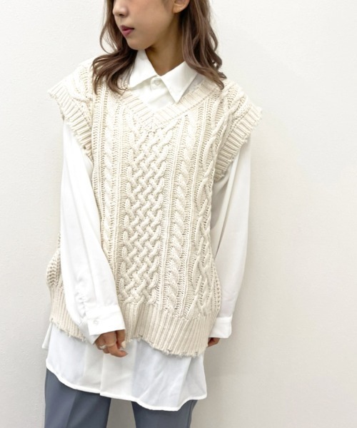 apres jour mignon（アプレジュールミニョン）の「ベーシックシャツ【ZOZOTOWN限定アイテム】（シャツ/ブラウス・レディース・アイボリー/ブラック/オフホワイト・X-LARGE/フリー）」の22枚目の写真