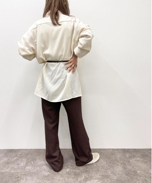 apres jour mignon（アプレジュールミニョン）の「ベーシックシャツ【ZOZOTOWN限定アイテム】（シャツ/ブラウス・レディース・アイボリー/ブラック/オフホワイト・X-LARGE/フリー）」の13枚目の写真