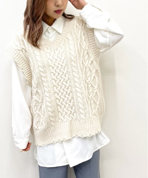 apres jour mignon（アプレジュールミニョン）の「ベーシックシャツ【ZOZOTOWN限定アイテム】（シャツ/ブラウス・レディース・アイボリー/ブラック/オフホワイト・X-LARGE/フリー）」の7枚目の写真