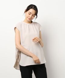 INTERPLANET | サイドリボンＢＡＣＫボタンデザインブラウス(シャツ/ブラウス)